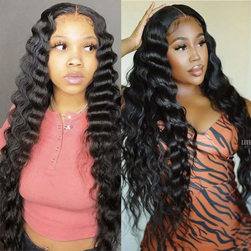 Deep Wave Silk Base Topper Human Hair Closure Brazilian Virgin Toppers Baby Hair_voghion.com