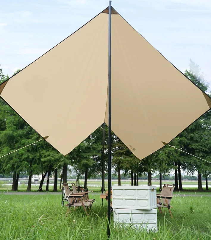 Portable Camping Tarp Waterproof Sun Shelter Shade Beach Tent Awning