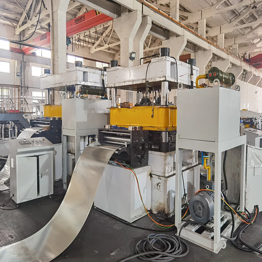 Cable Tray Roll Forming Machine Line with Press Mahine Cable Tray Making Machines Production Line Cable Tray Making Machine