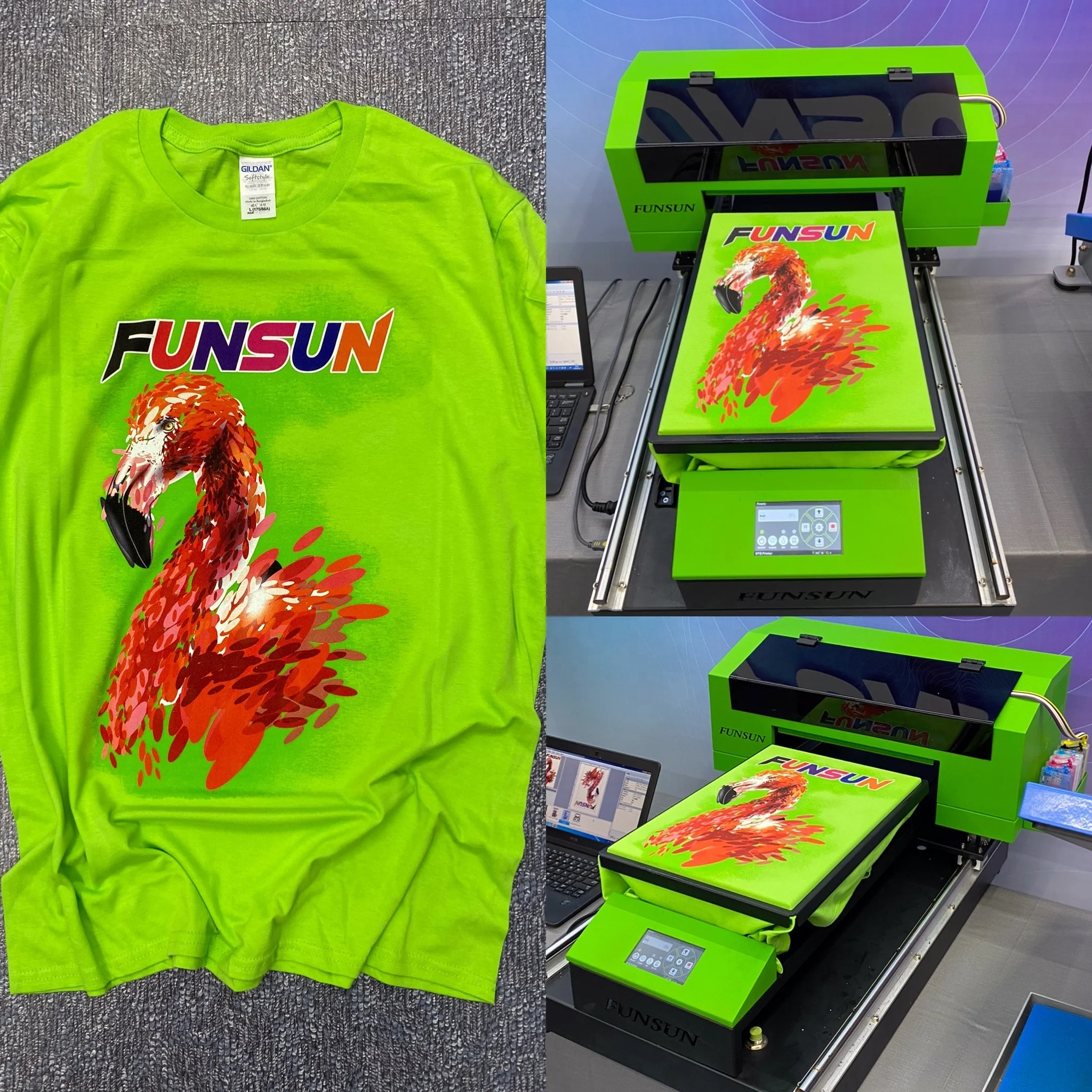 Funsun Digital Clothing Tshirt Logo Printing Custom T Shirt