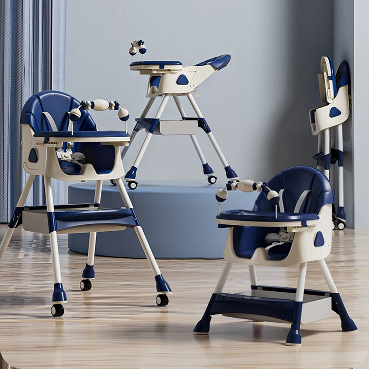 CLAF BEBE Factory Supply 2 in 1  High Chairs Safety Baby Well-designed Fast Supplier Available Travel Cot Baby