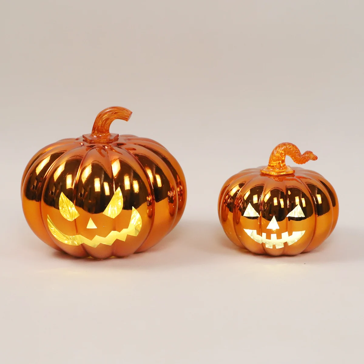 artificial fake halloween led lighted string lights battery powered small pumpkin party decorations