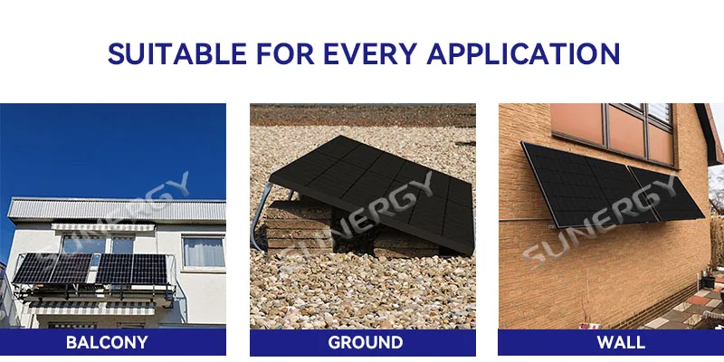 Home Fitting Balcony Solar System Kit 800W 400W 600W Panneau Solaire ...