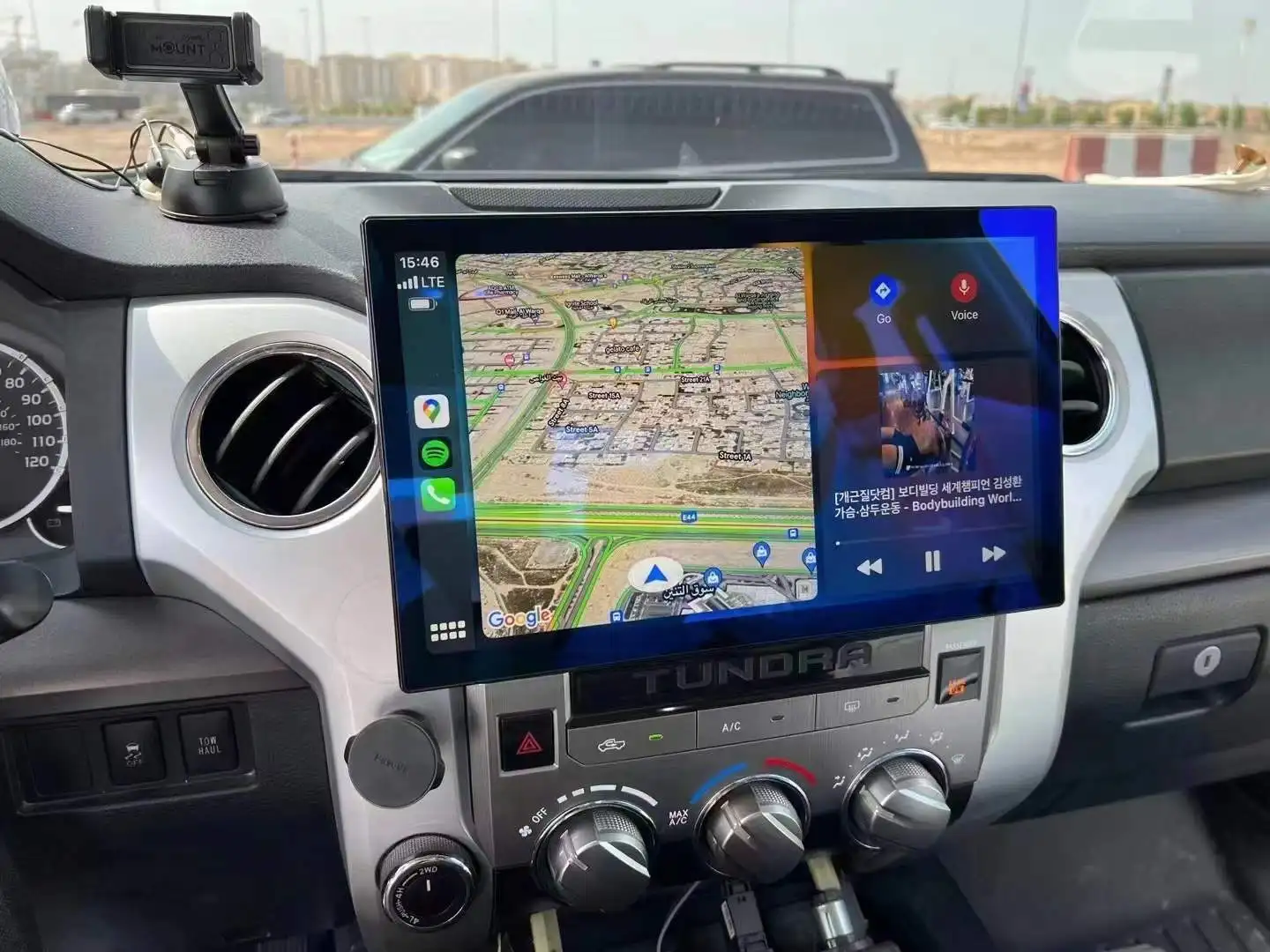 DaoLuTong 13.3 Inch Android Radio Touch Screen Gps Navigation Carplay for Toyota Tundra 2007-2013