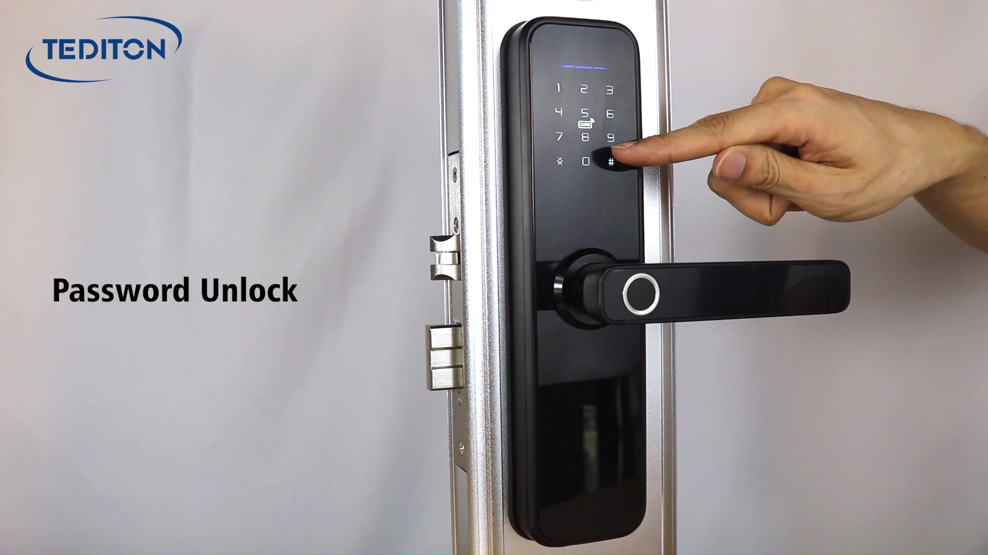 Stainless Steel Waterproof Cerradura Inteligente WiFi APP Fingerprint Door  Handle Digital Ttlock Tuya Smart Lock for Front Door - China Smart Lock,  Smart Door Lock