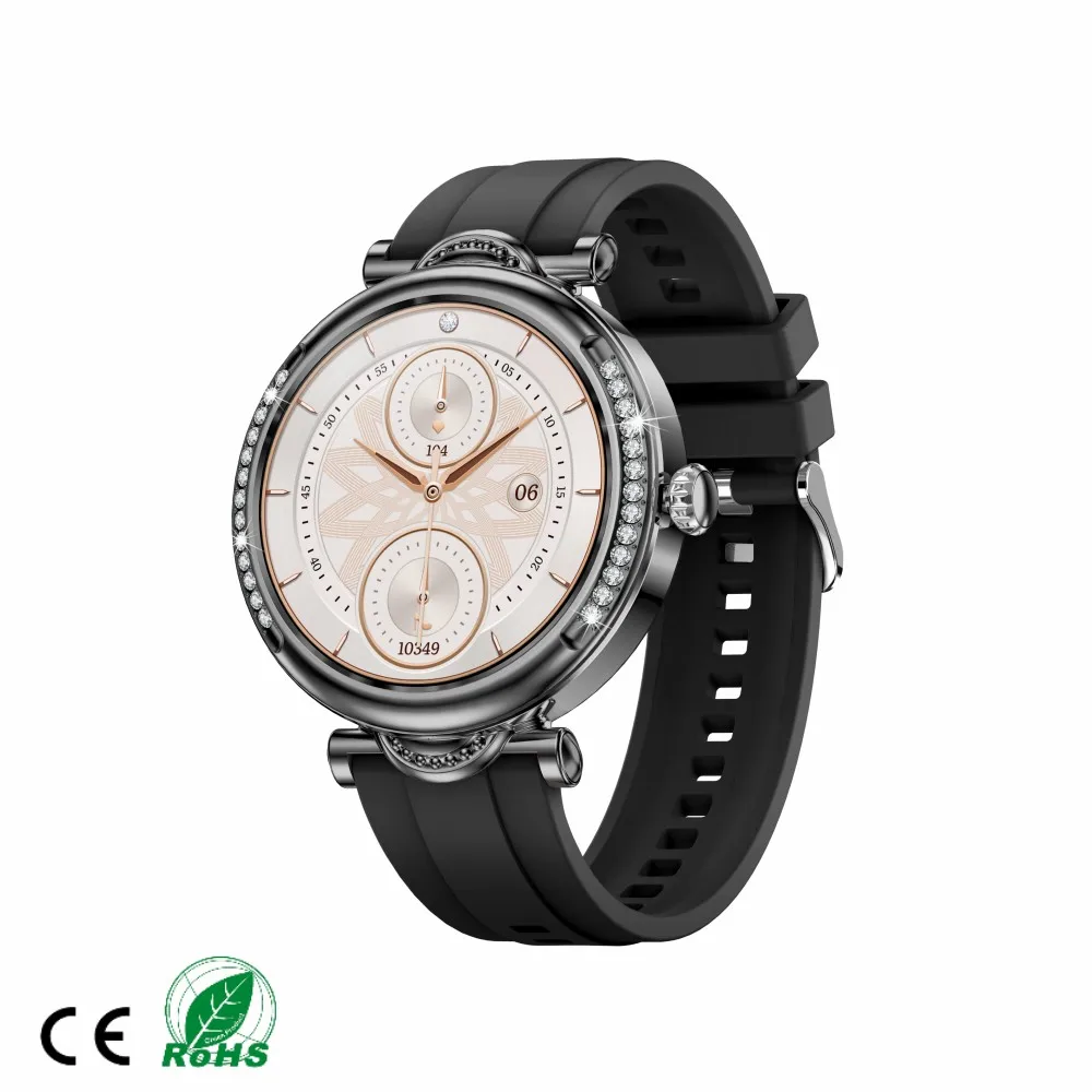 Password Screen Locking Function Steel Strap Fancy Women's Smart Sport Watch CF32 Lady Smart Watch