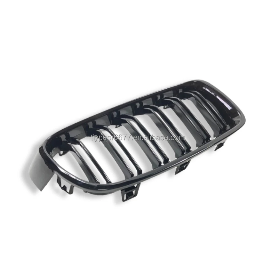product tiypeor hot selling abs car gloss black front kidney grilles double line for bmw f30 f35 2012  2019  front grille-6
