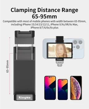 KingMa New Wireless Magnetic Selfie Vlogging Monitor Screen and Mount Vlogging Kit for Mobile Phone detail image