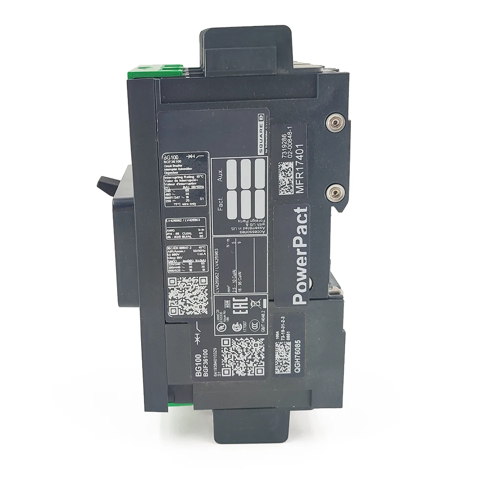 PowerPact B 18KA 3pole Circuit Breaker BDL36125 BGF36100 BGF36125 BGF36100 BDL36100 BDL36080 EverLink