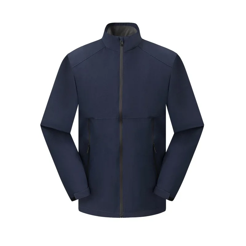 Men's Fashionable Baseball Flight Jacket with Custom Logo Windproof and Waterproof for Spring Autumn Winter Stand Collar