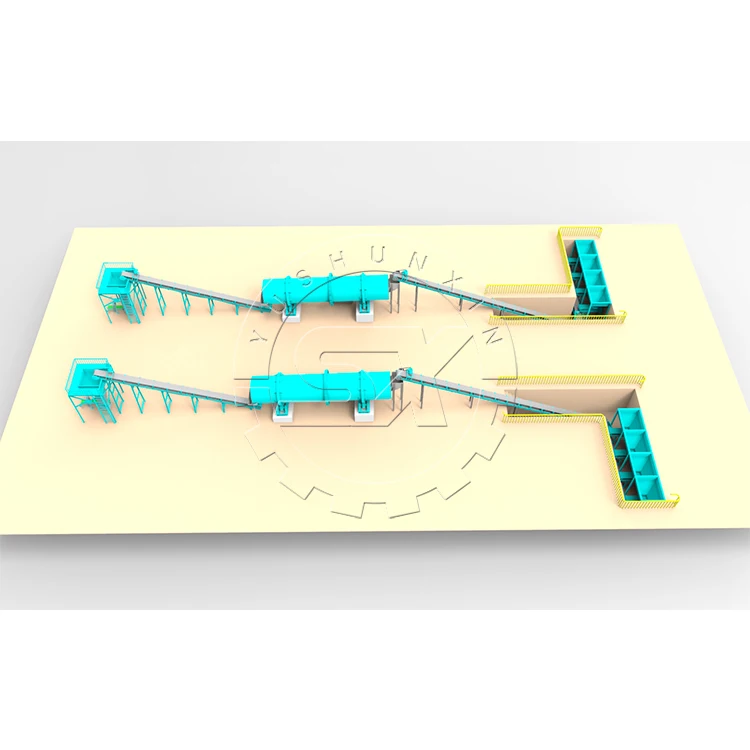 Большая емкость, смешивающая машина для смешивания удобрений с китайской фабрики Shunxin