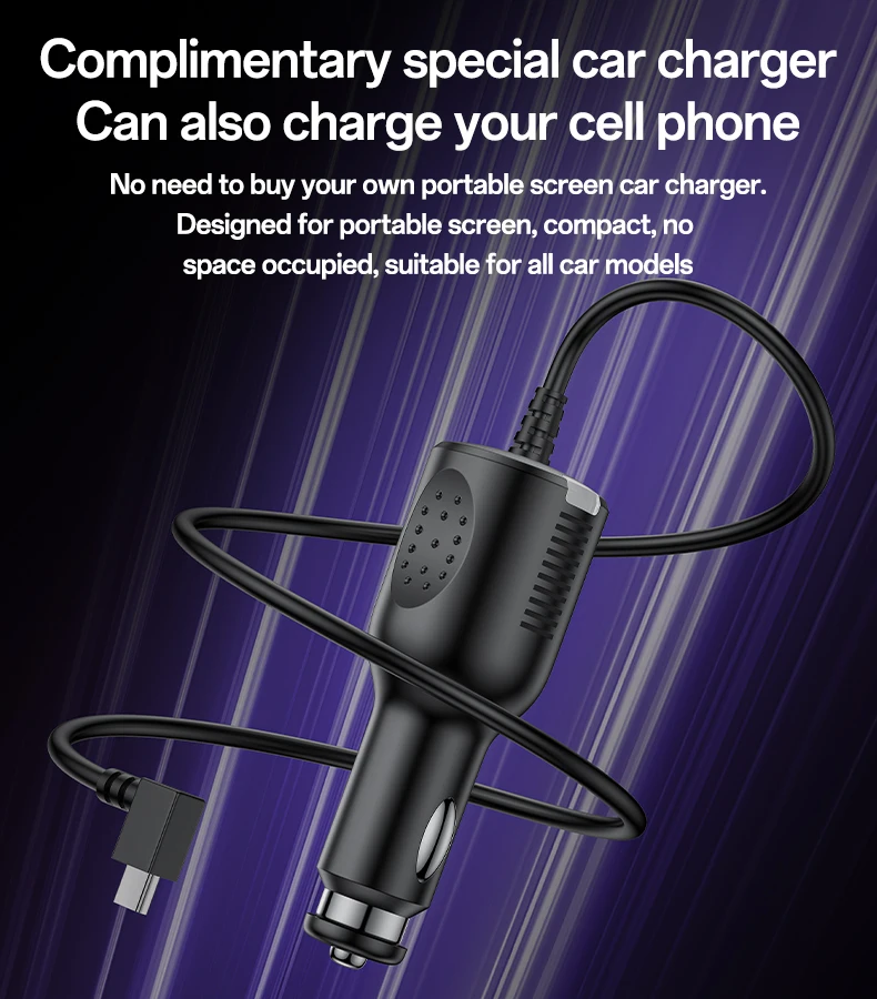 Yesido شاشة دعم عالية الدقة أمامية وخلفية 60 هرتز مع كاميرا احتياطية b5.2 بوصة 4 في 1 للسيارة نظام ملاحة صوت/فيديو