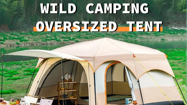 Tents For Camping This 20-Person Tent Has Sleeping 'Rooms,' So