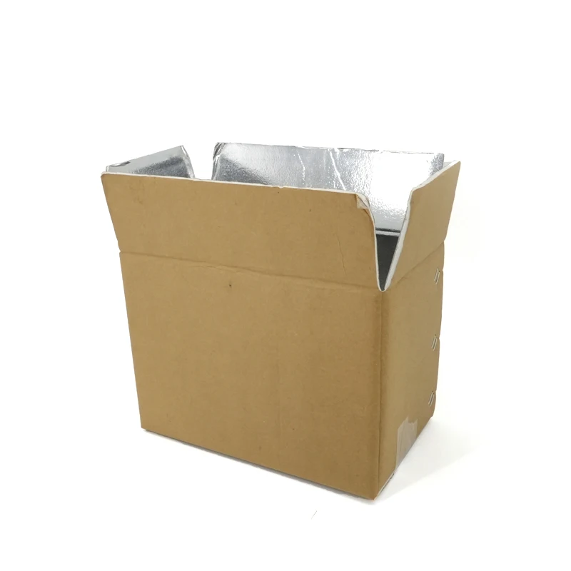 Insulated Freezer Container Fresh Fish Packaging Box Delivery Food Cooler Carton Fish Food Paper Box