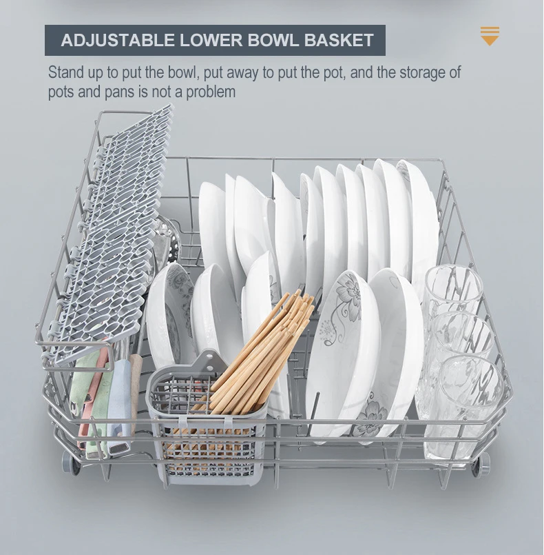 12 Sets Of Builtin Dishwashers Large Capacity Stainless Steel