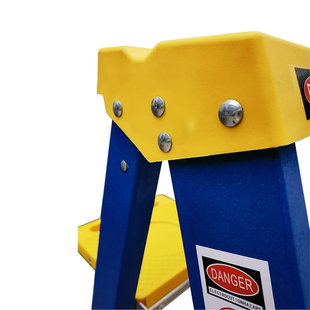 Tools Can Be Placed in Herringbone Aluminum Alloy Folding Glass Fiber Engineering Schools Shopping Malls Ladders