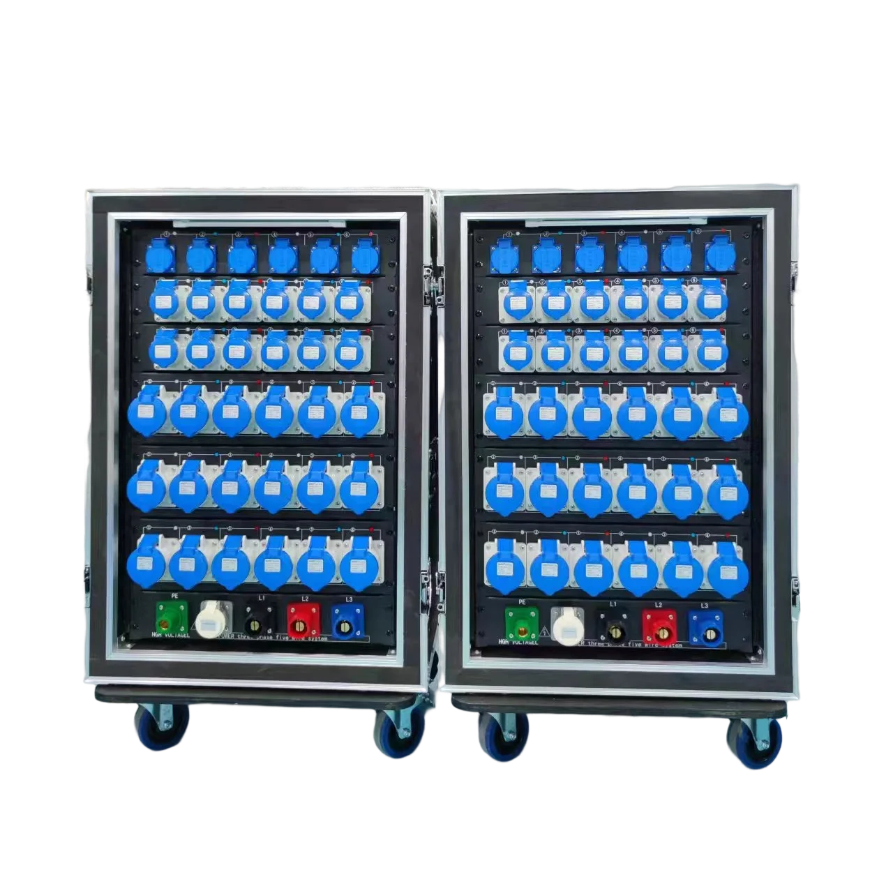 Factory Price 32 Channels Power Distribution Box with 19pin Socapex and 32 Amp 3 Phase Output Light Power Distro