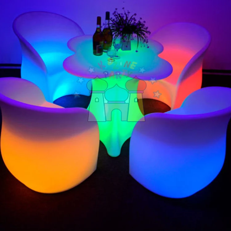 Лидер продаж набор мебели для бара дивана освещение одиночный диван светодиодные столы и