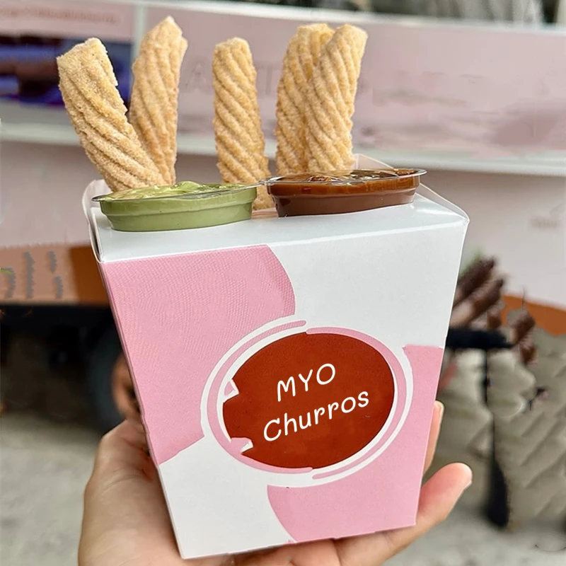 Customize Premium Matt Lamination Sushi Churros Food Grade Logo Eco ...