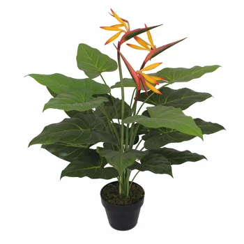 Factory Hot Sale Artificial Plant Tree Palm Banana Bird of Paradise Faux Topiary Boxwood for Outdoor Decoration