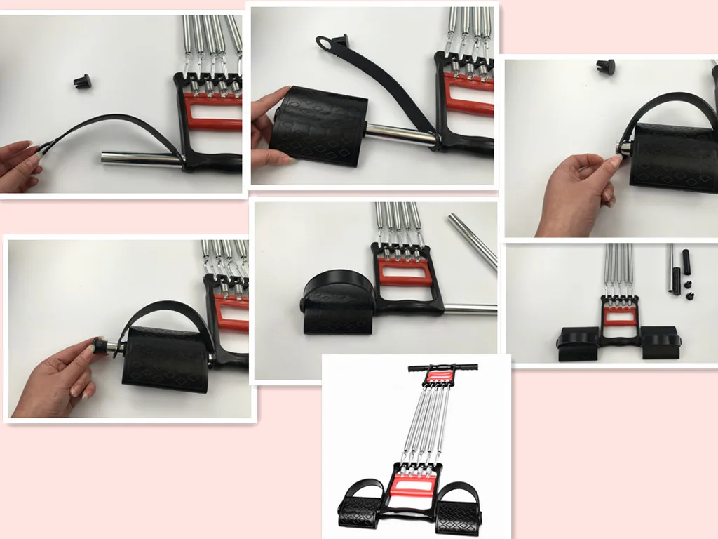 Домашнее использование три функции экспандер грудь вытягивание экспандер сила тренажер руки и ноги обучение экспандер