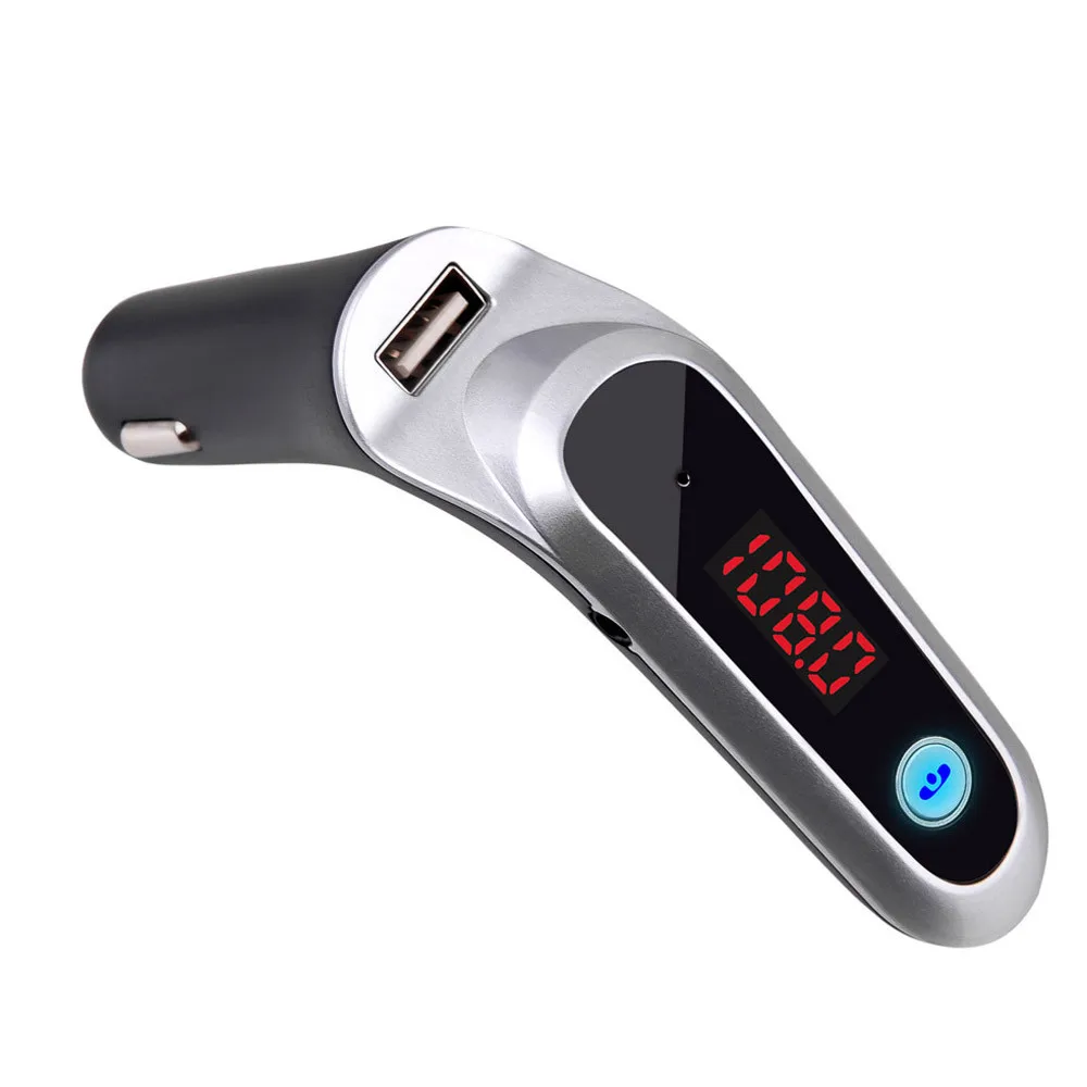 S7 Car Charger 4 in 1 Hands Free Wireless BT FM Transmitter S7 Car Kit MP3 Player SD USB Car Accessories