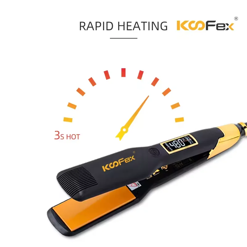 Negative Ionic MHC Fast Heat Ceramic Plate Flat Iron Hair