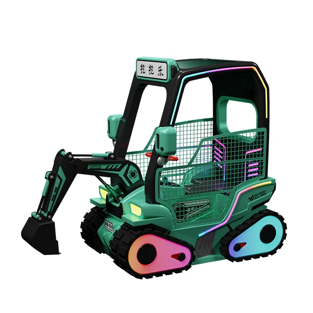 Amusement Rides Coin Operated Game Machine Treasure Digger Mini Excavator Ride on Car for Sale