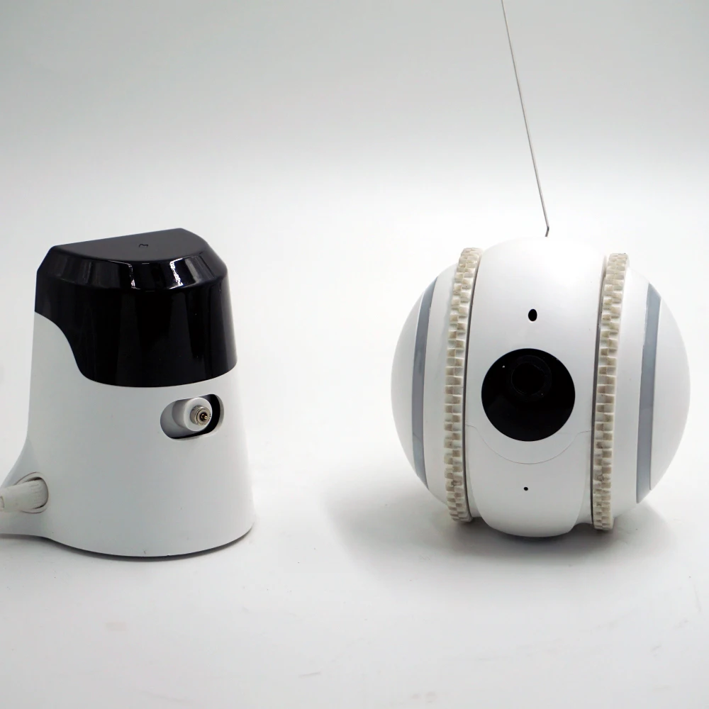 Wholesale Smart Pet Toy Automatic Interactive Ball Robot 1080p HD Video Camera Made Silicone Rubber Cat Dog Individual Boxes