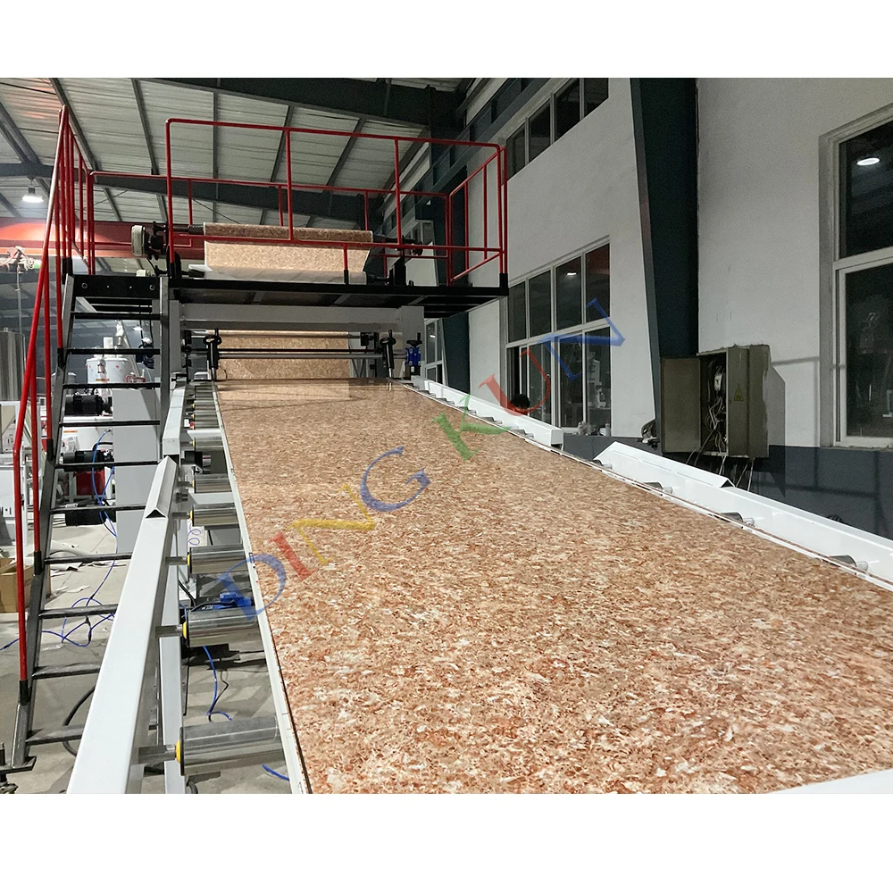 PVC Laminate Sheet Machine / UV PVC Marble Sheet Production Line / PVC Lamination Decorative Wall Panel Making