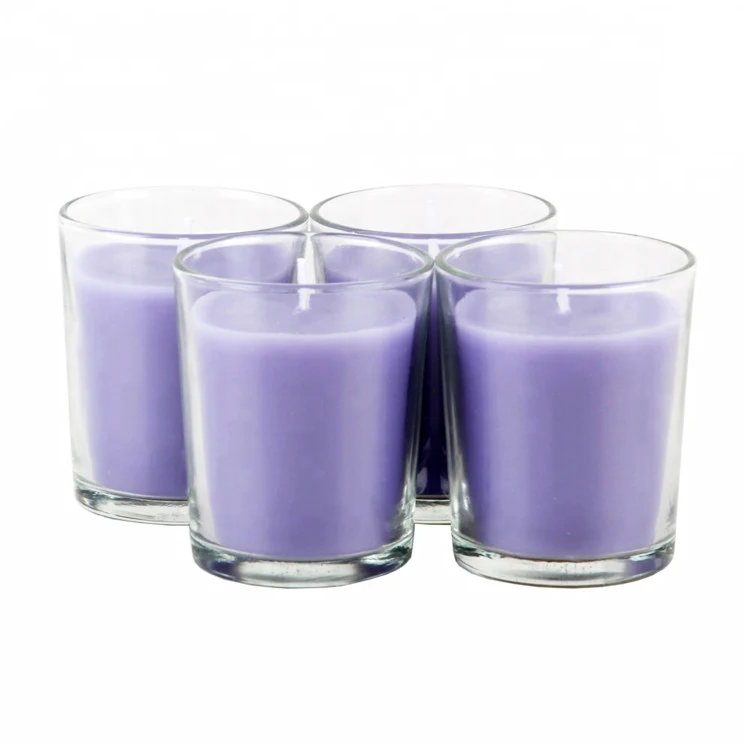 30ml 40ml 50ml 65ml 85ml 135ml 180ml 200ml 300ml 400ml 500ml Clear Recycled Glass Candle Holder Jar Candle Container Candle Cup