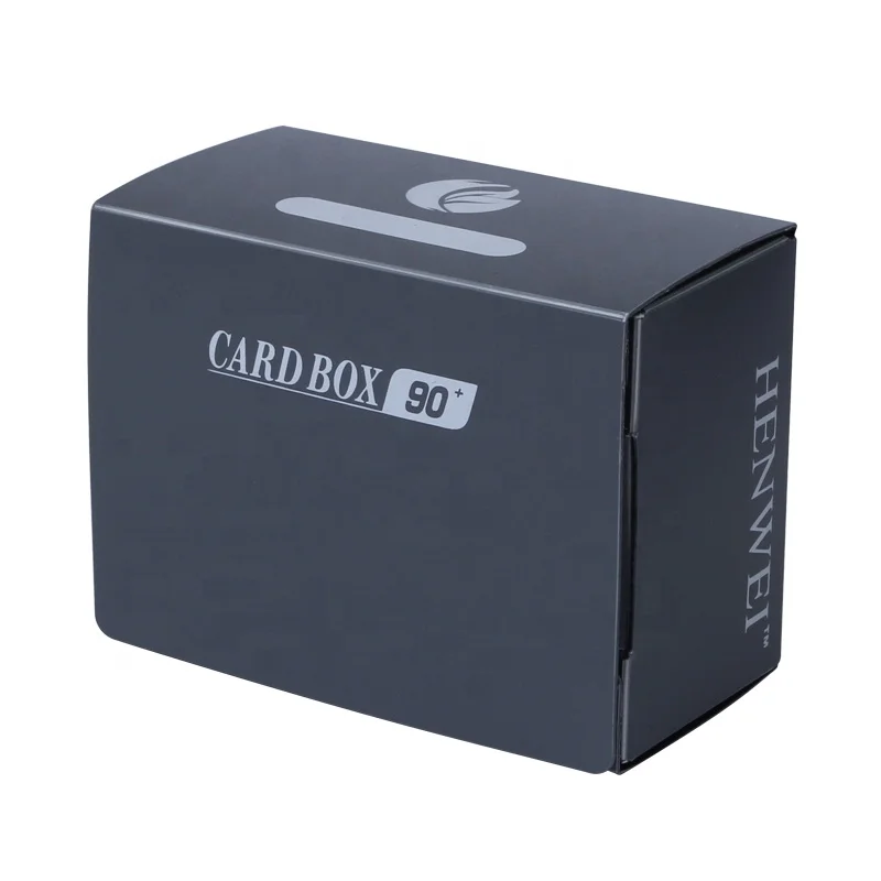 Customized Guangdong PP Plastic Card Holder Board Game Storage Trading Deck Box with Gift Printed Sticker Accepts Custom Cards