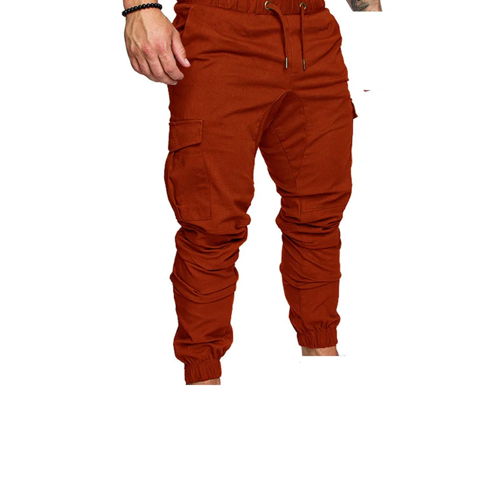 Conyson Hot Sale Wholesale Custom Solid Pockets Man's Cargo Pants Multi ...