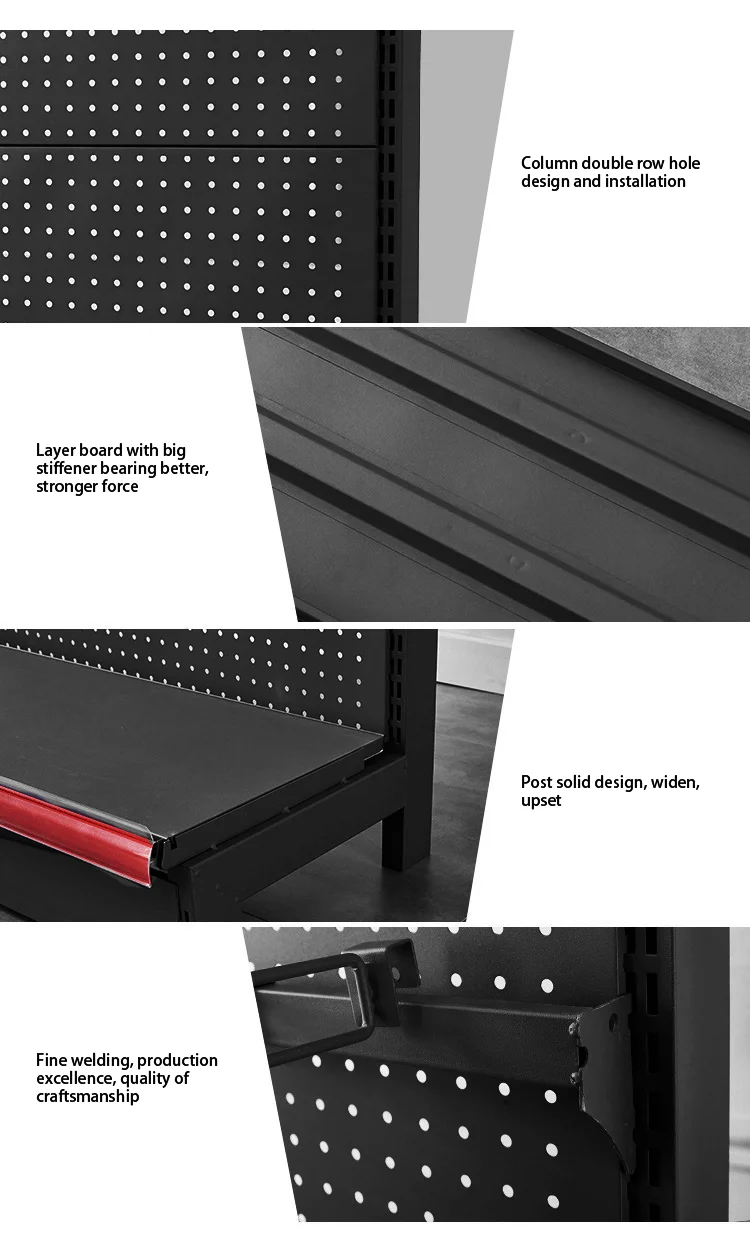 Double Side Gondola Display Shelving Supermarket Shelves Store Shelves
