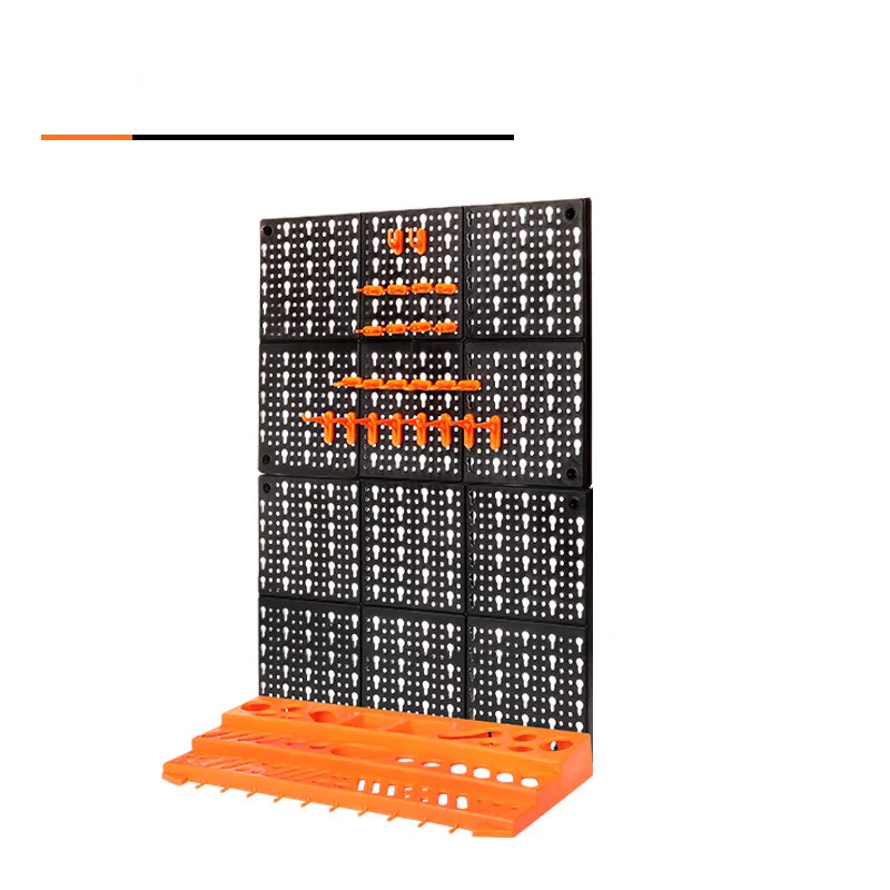 Peg Board Shelf Tool Organiser Garage Wall Rack Panel Hanging Storage Shed