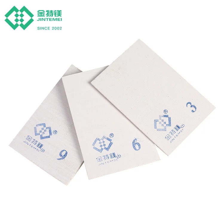 Top Quality High Strength Middle Density Fireproof Materials Magnesium Oxide Board