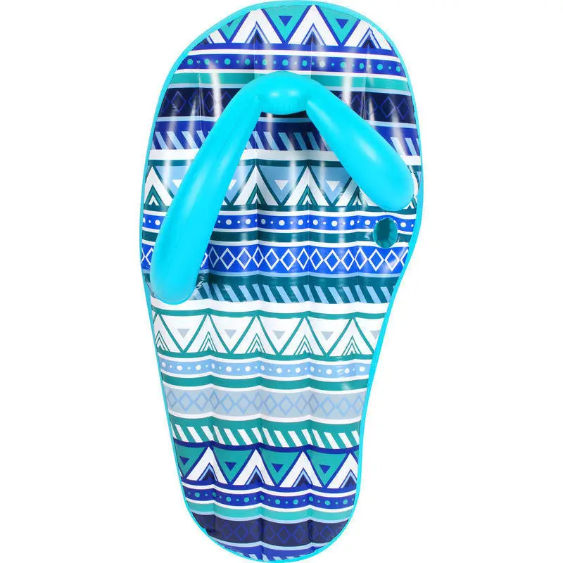 Summer Party Pool Fun Vinyl Inflatable Thong Flip Flops Slipper Pool Float Raft Beach Mattress