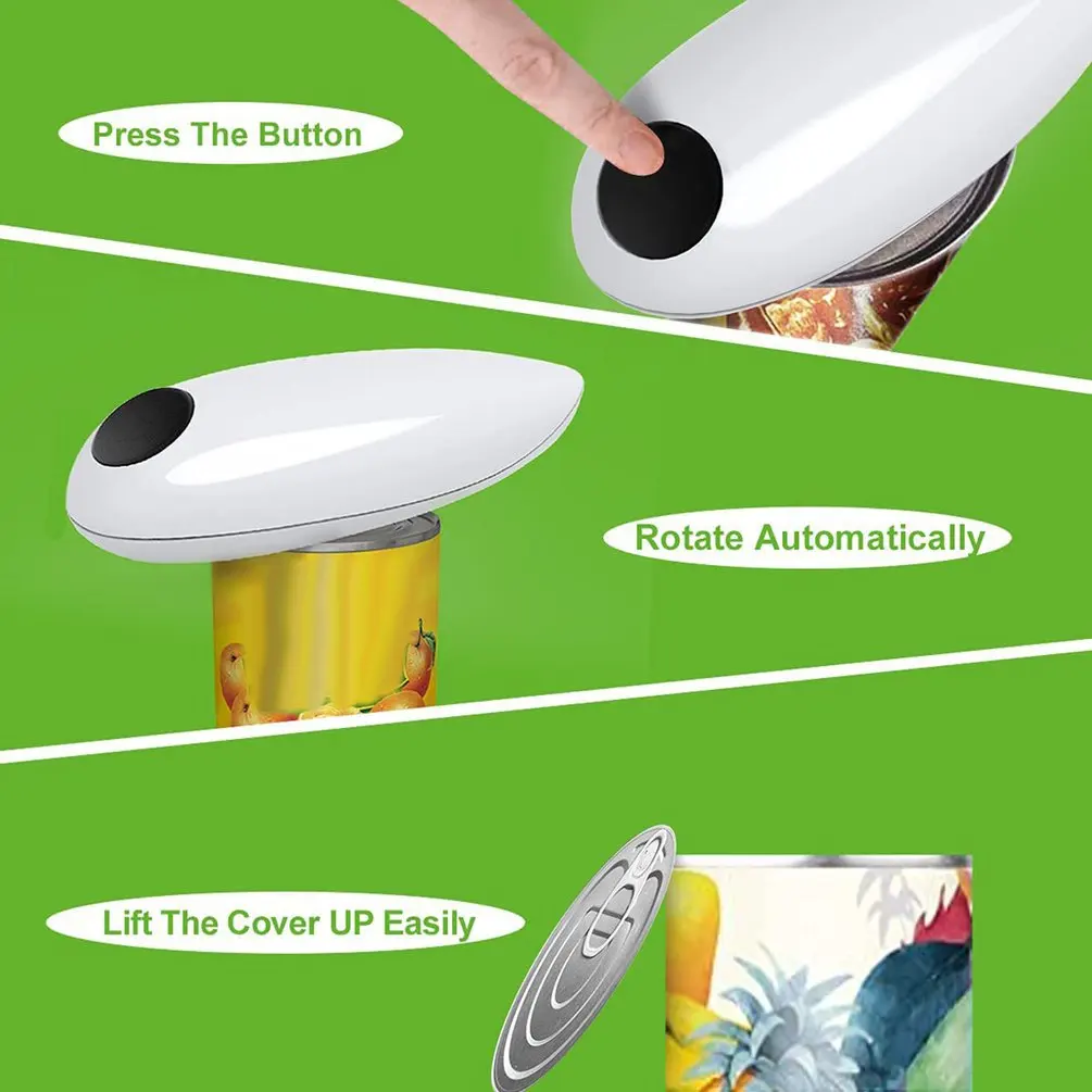 Automatic One Touch Electric Can Opener Eight Figure Electric Can