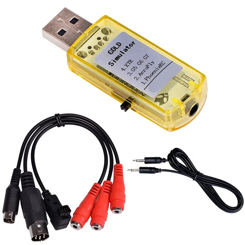 22 in 1 RC USB Flight Simulator With Cables for G7 Phoenix 5.0 Aerofly VRC FPV Racing Drone RC Quadcopter