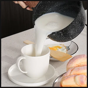 High Durability Induction Compatible Milk Pan Small Soup Pot Nonstick Saucepan With Lid