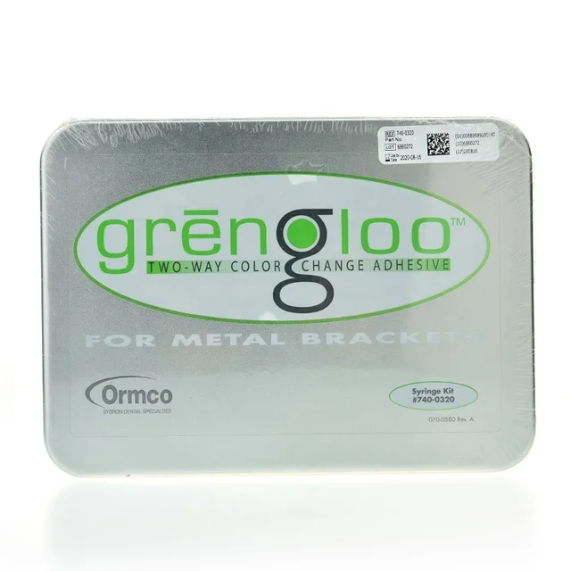 Original Ormco Orthodontics Dental Products Grengloo kit 740-0320
