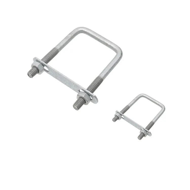 904l Stainless Steel U Bolt Square Bolts 65 Mm Exhaust Clamp M8 Zinc