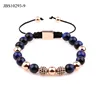 Blue tiger eye rose gold