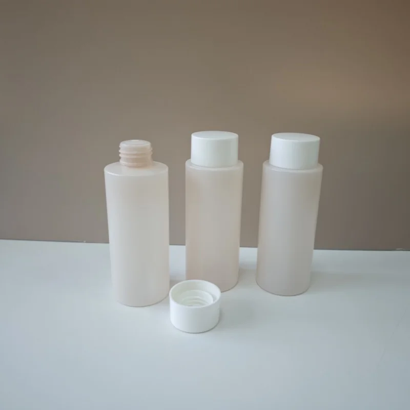150ml Personal Care Lotion Packaging Bottle Pet Round Extruded Plastic Toner Bottle