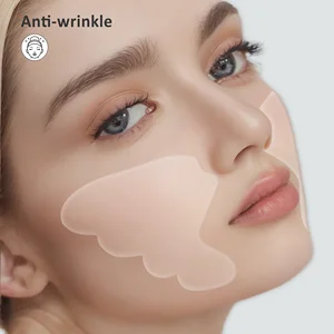 11 PCS PU Anti Wrinkle Facial Patch Reusable Adhesive Skin Friendly Silicone Face Patches for Preventing Skin Moisture Loss