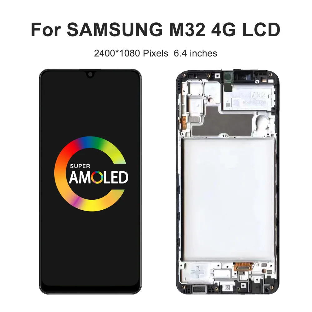 Good Quality Lcd For Samsung galaxy M32 M325 LCD Display Touch Screen Digitizer Replacement Parts For M32 M325 lcd screen