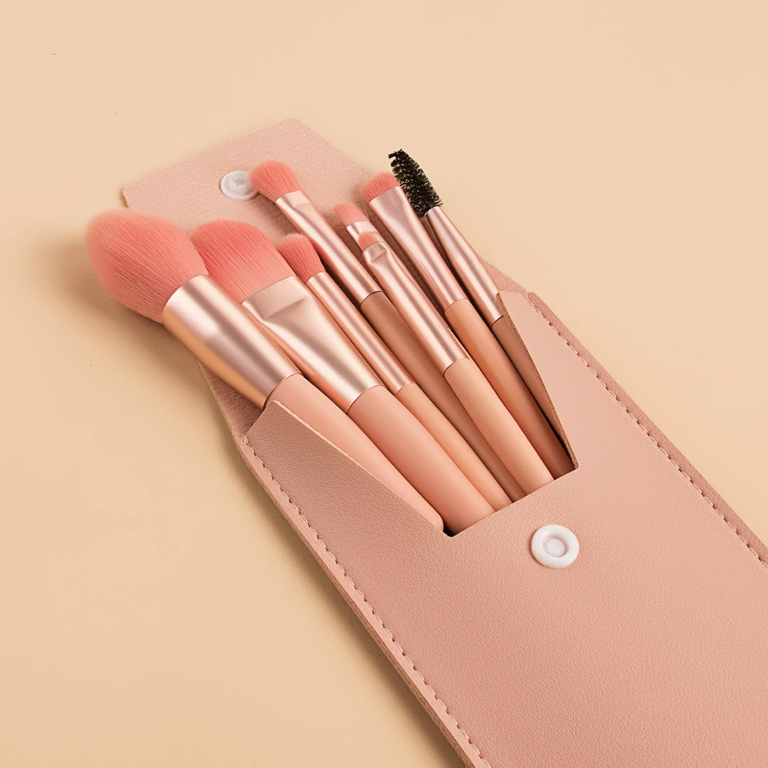 6Pcs Mini Travel Women Makeup Brushes Set Portable Soft Concealer