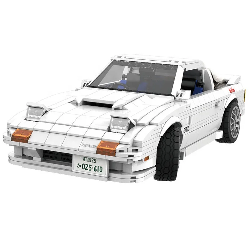 CaDA C61022W 1655pcsDIY組み立てイニシャルD RX7-FC