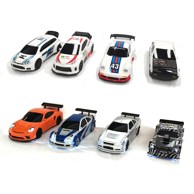 Meiurlex 1/43 Mini RC Drift Car with Gyro, 2.4G Remote