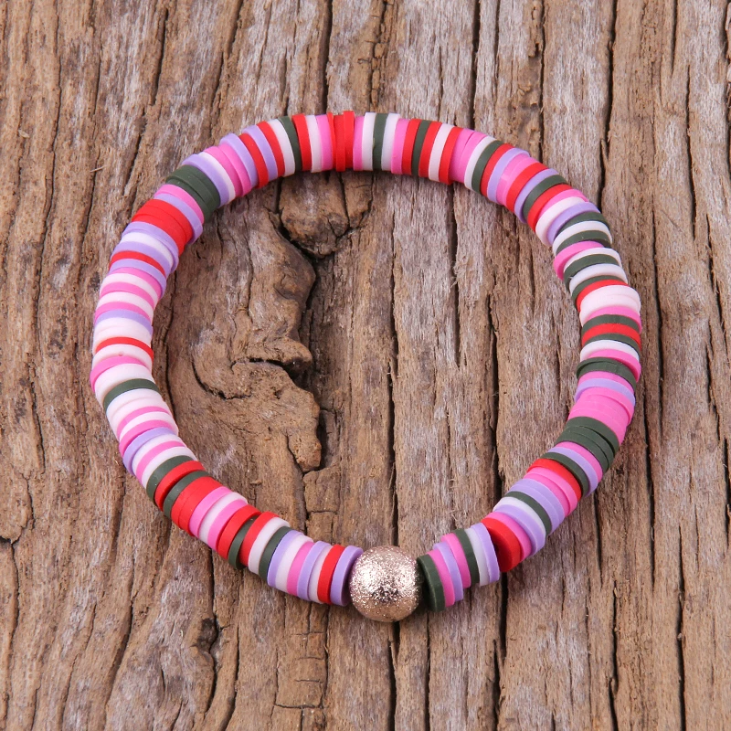 JeryWe 6 Set Bracciali Boho Per Donna - 44 Pezzi Multistrato Regolabili Con Perline E Ciondoli - Regalo Per Amica
